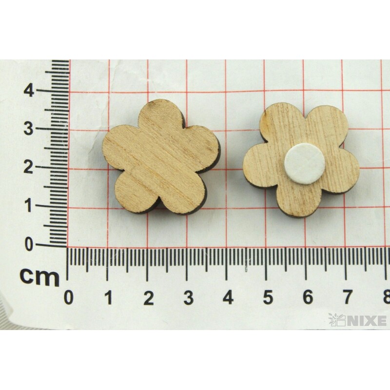 DŘEVO NALEPOVACÍ MIX 3cm 6ks*PŘÍRODNÍ