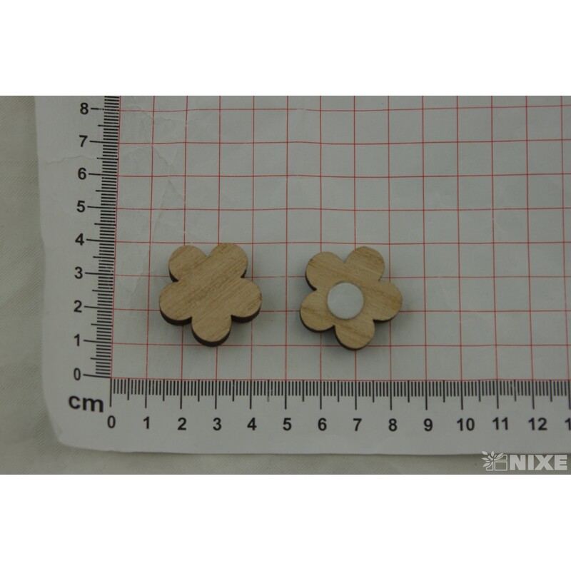 DŘEVO NALEPOVACÍ MIX 3cm 6ks*PŘÍRODNÍ