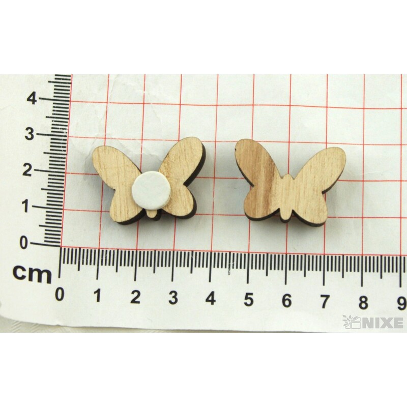 DŘEVO NALEPOVACÍ MIX 3cm 6ks*PŘÍRODNÍ