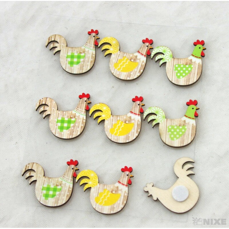 VELIKONOCE NALEP. 2,5cm 9ks*