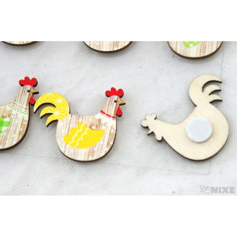 VELIKONOCE NALEP. 2,5cm 9ks*