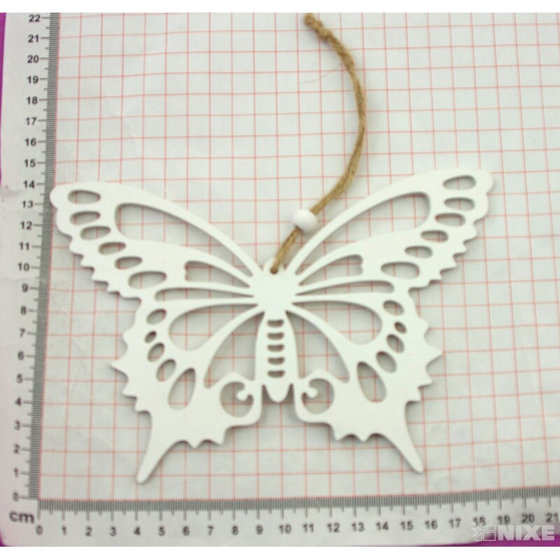 ZÁVĚS D MOTÝL 13x19cm*BÍLÁ