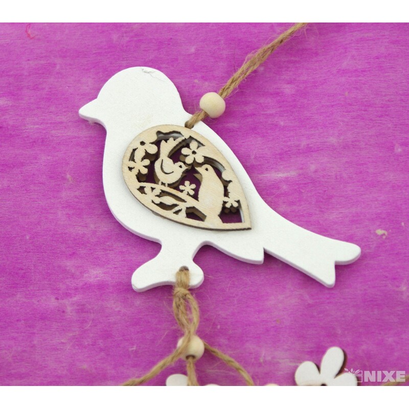 ZÁVĚS DŘEVO MIX 9x7cm*