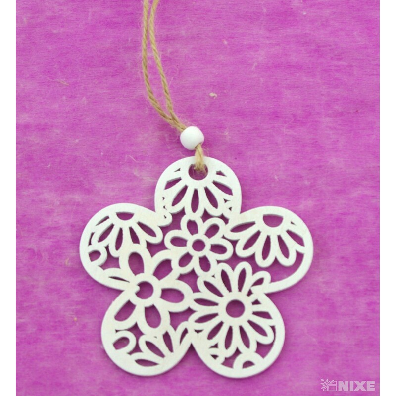 ZÁVĚS DŘEVO MIX 10cm 2ks*