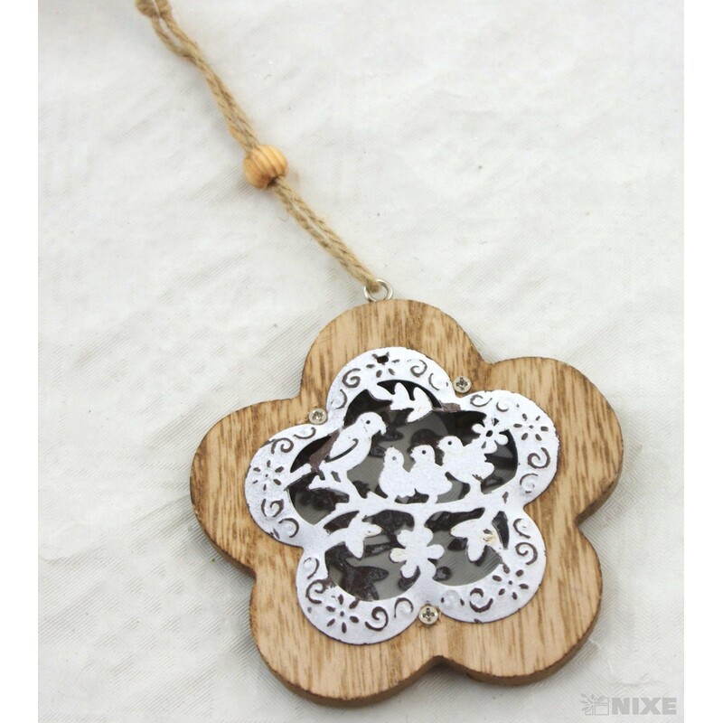 ZÁVĚS DŘEVO 9cm*MIX BAREV