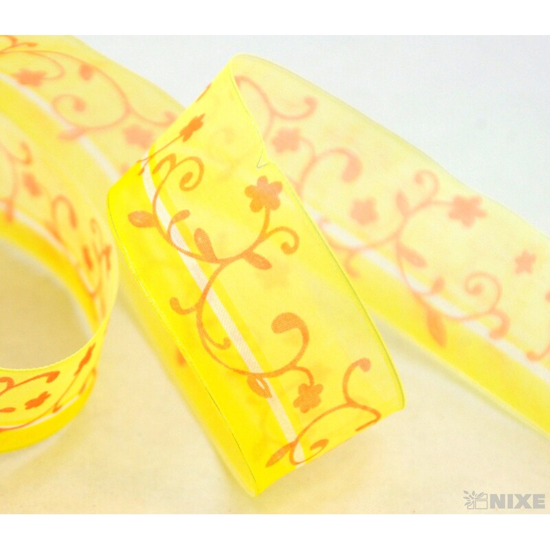 FLEUR 40mmx20m*ORANŽOVÁ+ŽLUTÁ 145