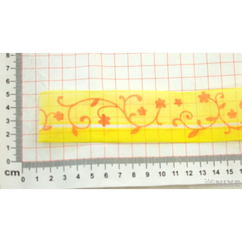 FLEUR 40mmx20m*ORANŽOVÁ+ŽLUTÁ 145