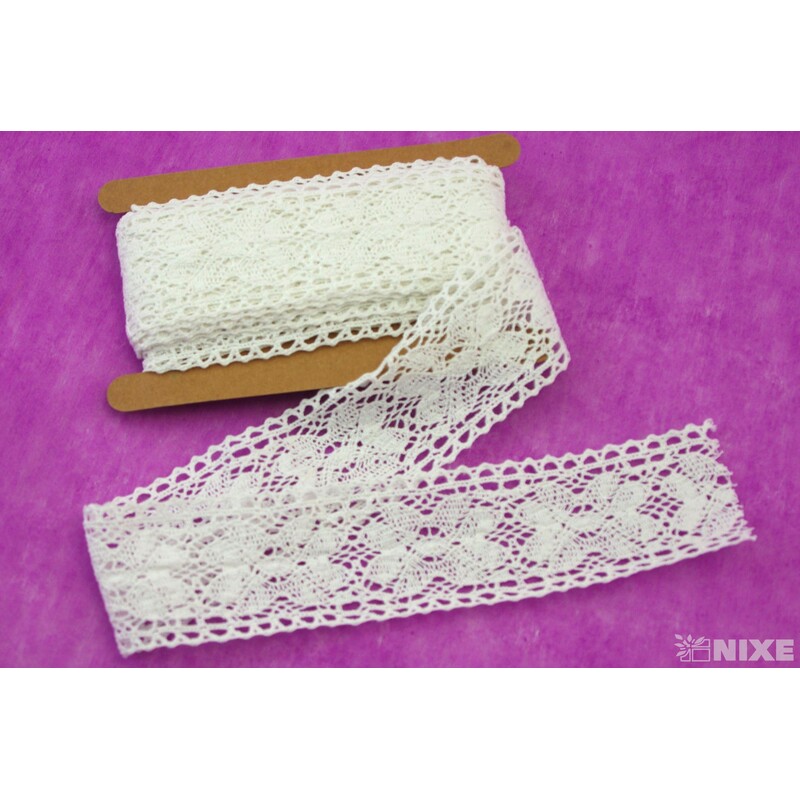 STUHA KRAJKA MIX 55mmx5yd*BÍLÁ