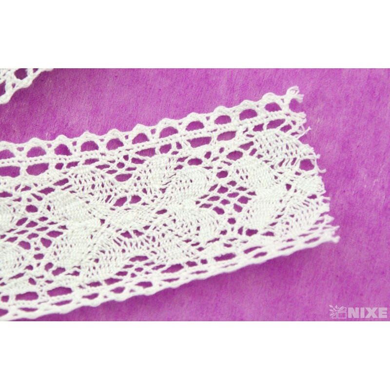 STUHA KRAJKA MIX 55mmx5yd*BÍLÁ