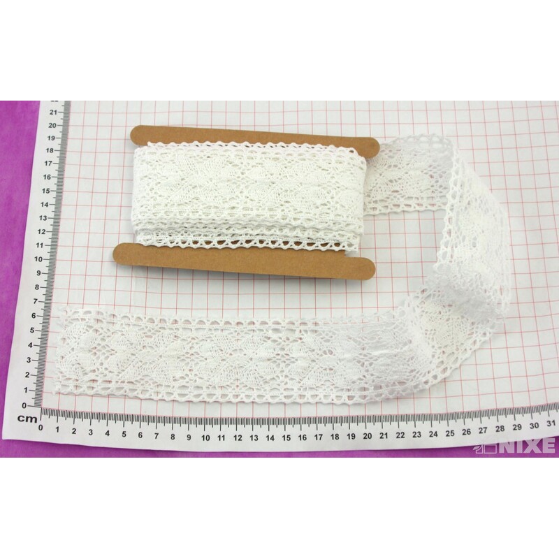 STUHA KRAJKA MIX 55mmx5yd*BÍLÁ