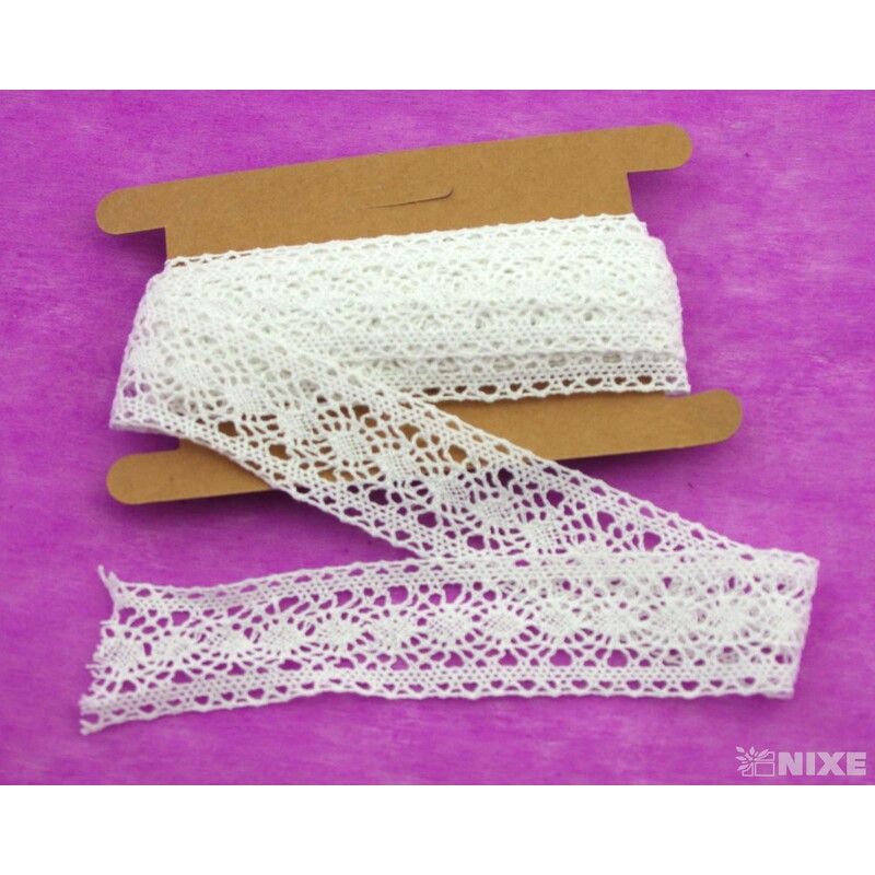 STUHA KRAJKA MIX 35mmx5yd*BÍLÁ