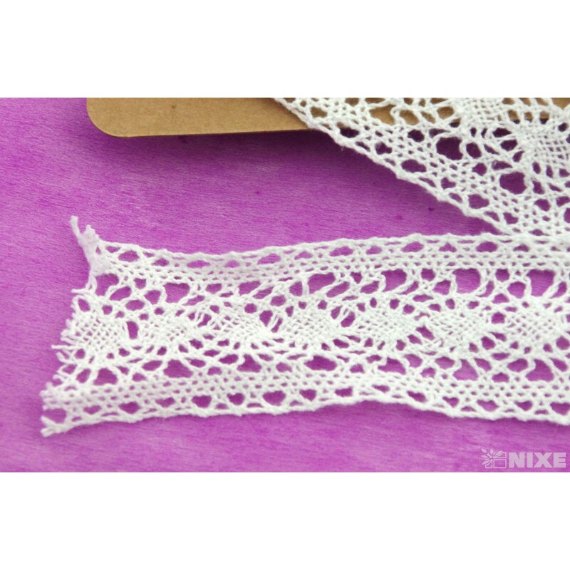 STUHA KRAJKA MIX 35mmx5yd*BÍLÁ