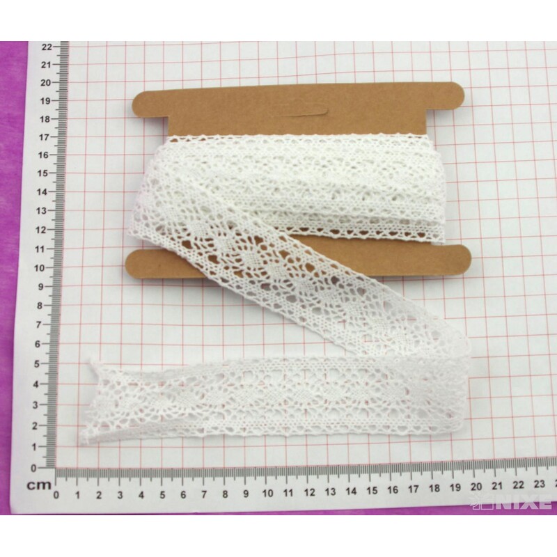 STUHA KRAJKA MIX 35mmx5yd*BÍLÁ