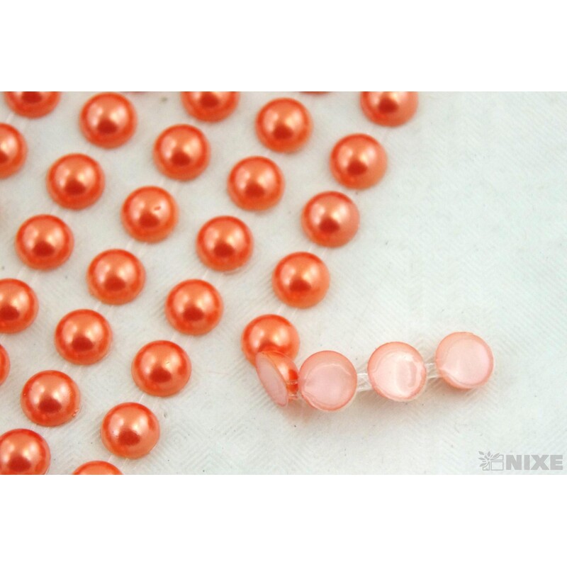 PERLIČKY NALEPOVACÍ 8mm 240ks*MERUŇKOVÁ