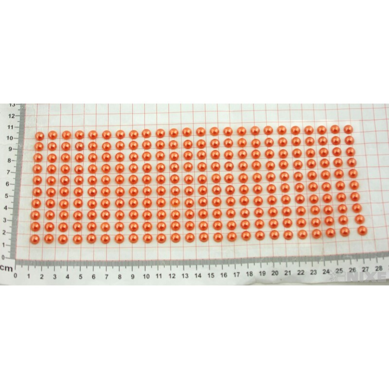 PERLIČKY NALEPOVACÍ 8mm 240ks*MERUŇKOVÁ