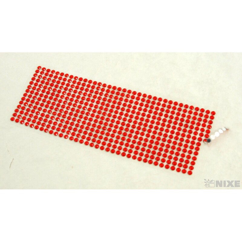 PERLIČKY NALEPOVACÍ 6mm 504ks*ČERVENÁ