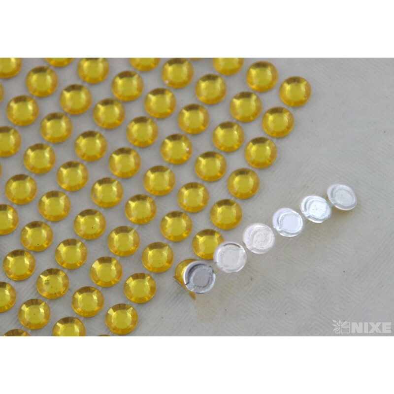 PERLIČKY NALEPOVACÍ 6mm 504ks*ZLATÁ