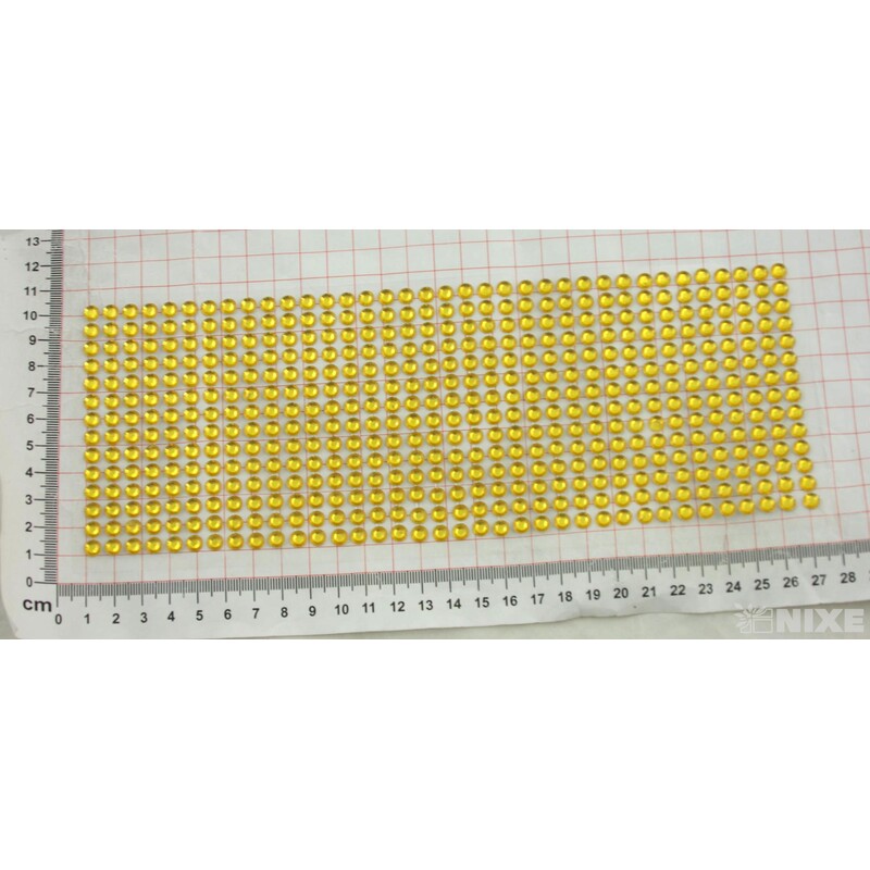 PERLIČKY NALEPOVACÍ 6mm 504ks*ZLATÁ