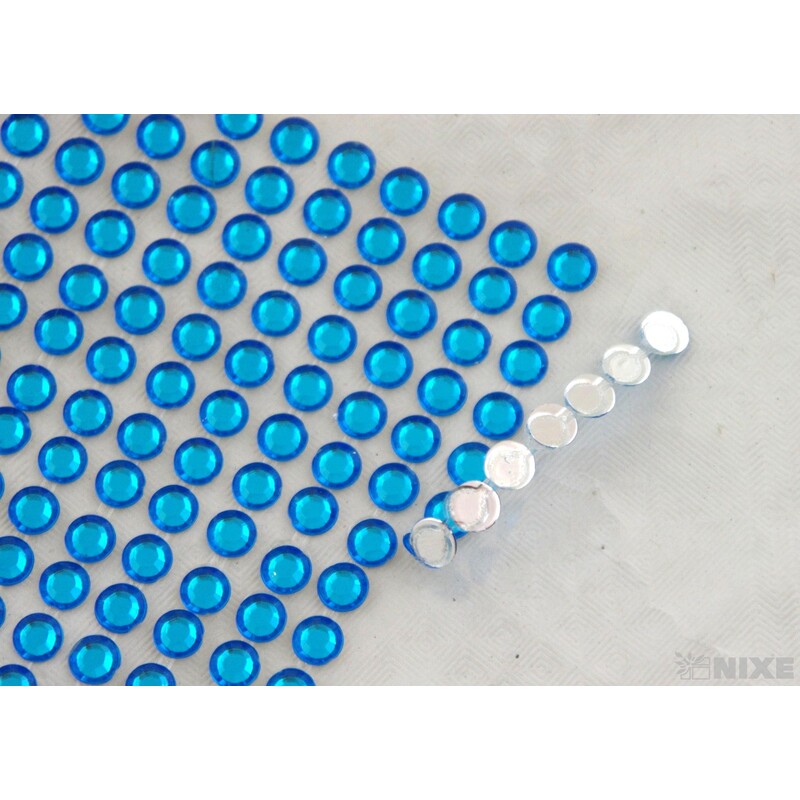 PERLIČKY NALEPOVACÍ 6mm 504ks*MODRÁ