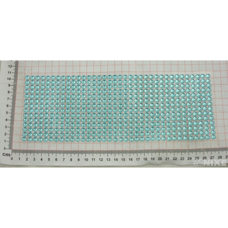 PERLIČKY NALEPOVACÍ 6mm 504ks*MODRÁ SV.