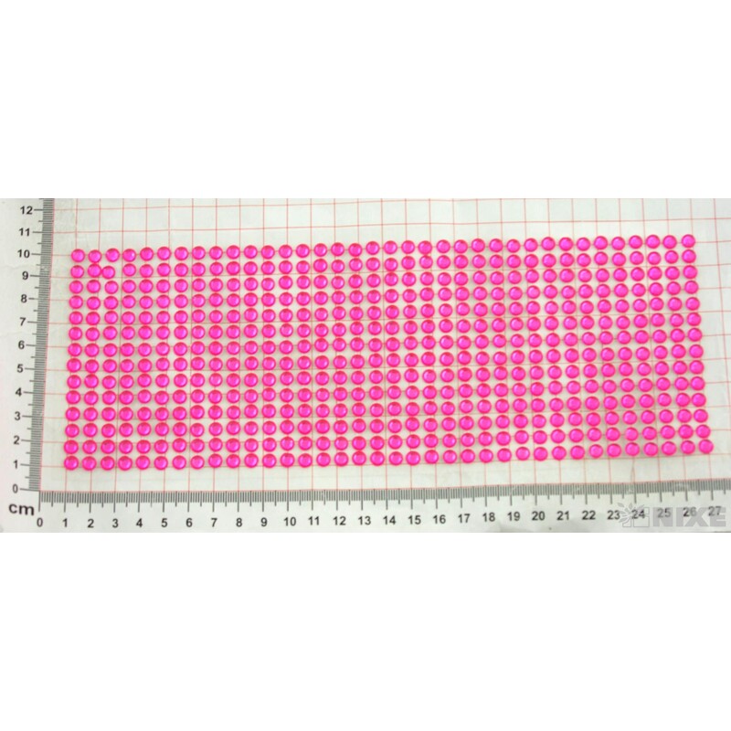 PERLIČKY NALEPOVACÍ 6mm 504ks*RŮŽOVÁ TM.