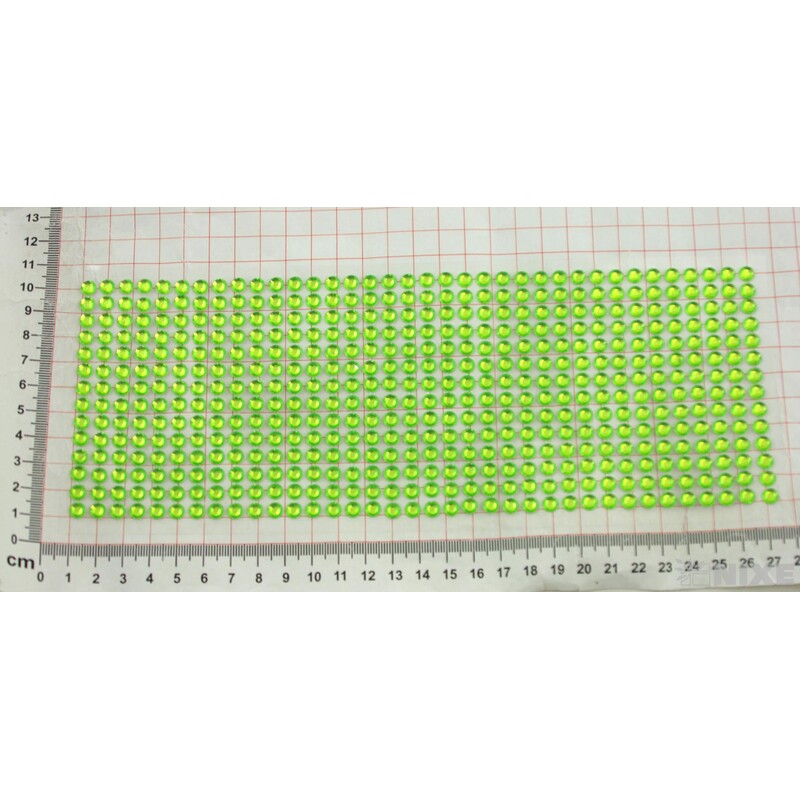 PERLIČKY NALEPOVACÍ 6mm 504ks*ZELENÁ