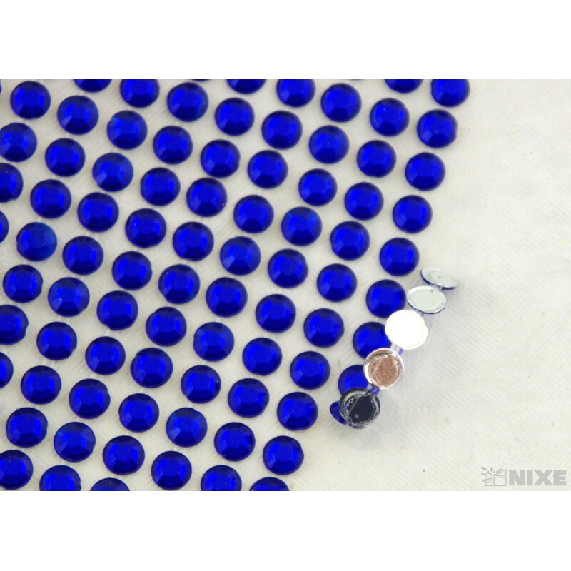 PERLIČKY NALEPOVACÍ 6mm 504ks*MODRÁ TM.