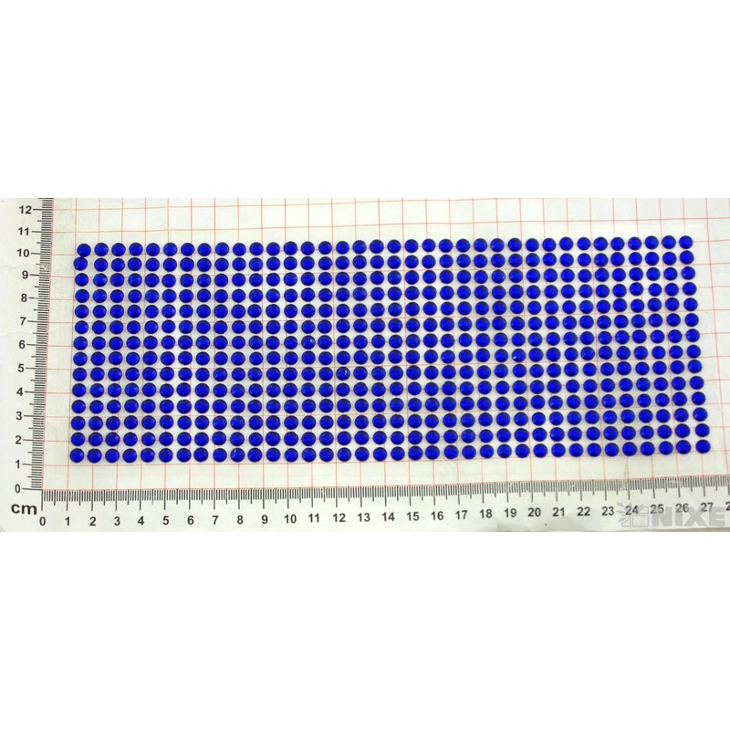 PERLIČKY NALEPOVACÍ 6mm 504ks*MODRÁ TM.
