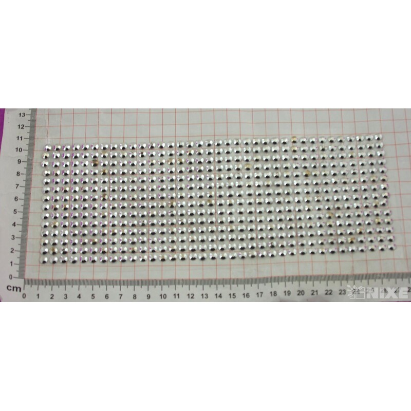 PERLIČKY NALEPOVACÍ 6mm 504ks*STŘÍBRNÁ