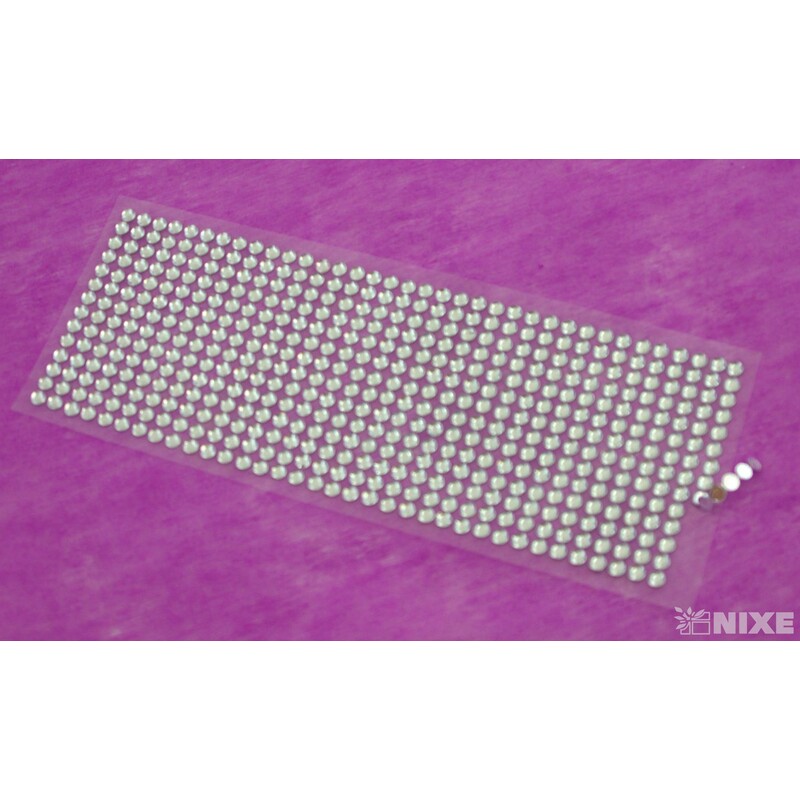 PERLIČKY NALEPOVACÍ 6mm 504ks*PRŮHLEDNÁ