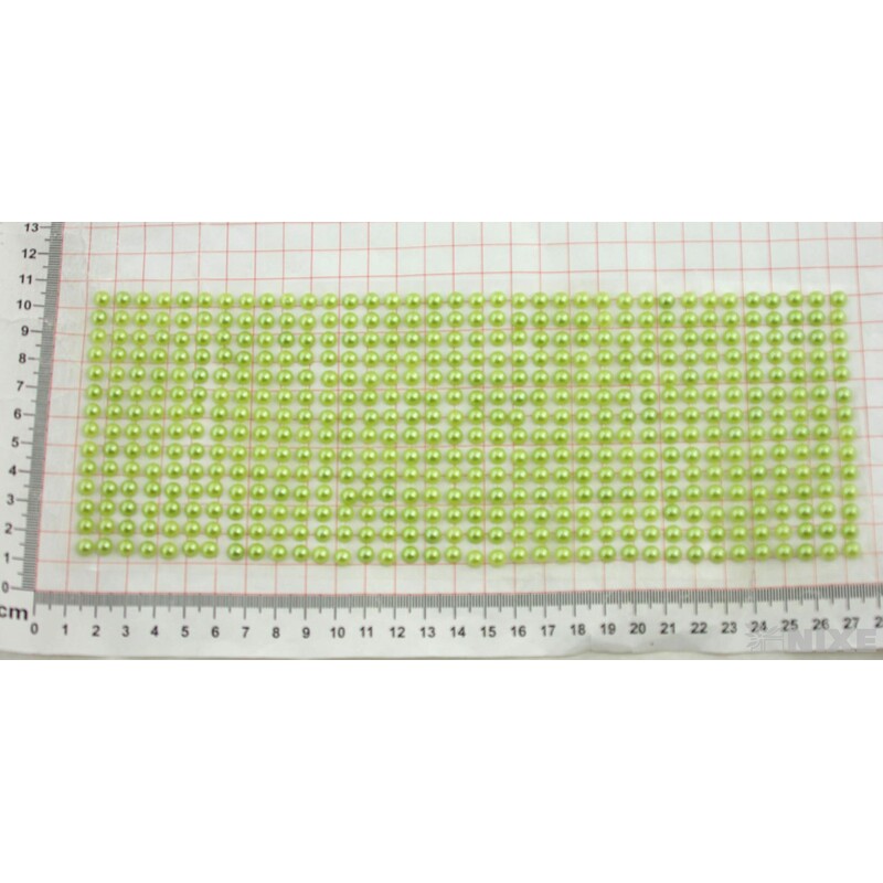 PERLIČKY NALEPOVACÍ 6mm 504ks*ZELENÁ