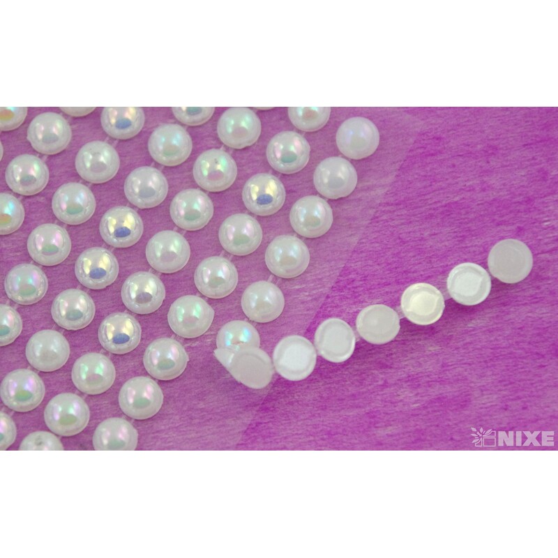 PERLIČKY NALEPOVACÍ 6mm 504ks*PERLEŤOVÁ