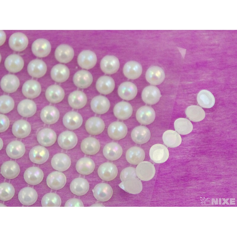 PERLIČKY NALEPOVACÍ 6mm 504ks*PERLEŤOVÁ