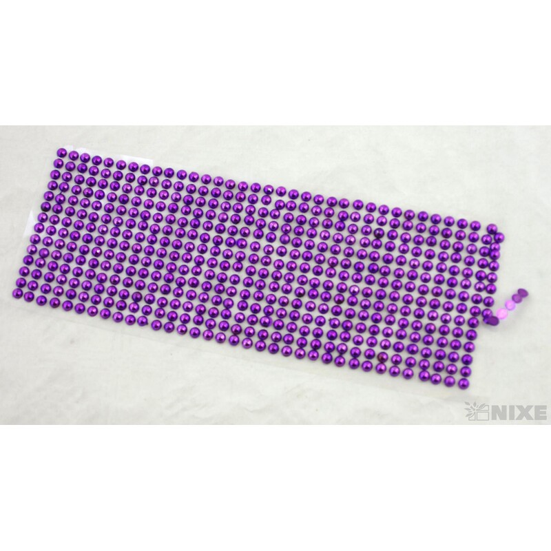 PERLIČKY NALEPOVACÍ 6mm 504ks*FIALOVÁ