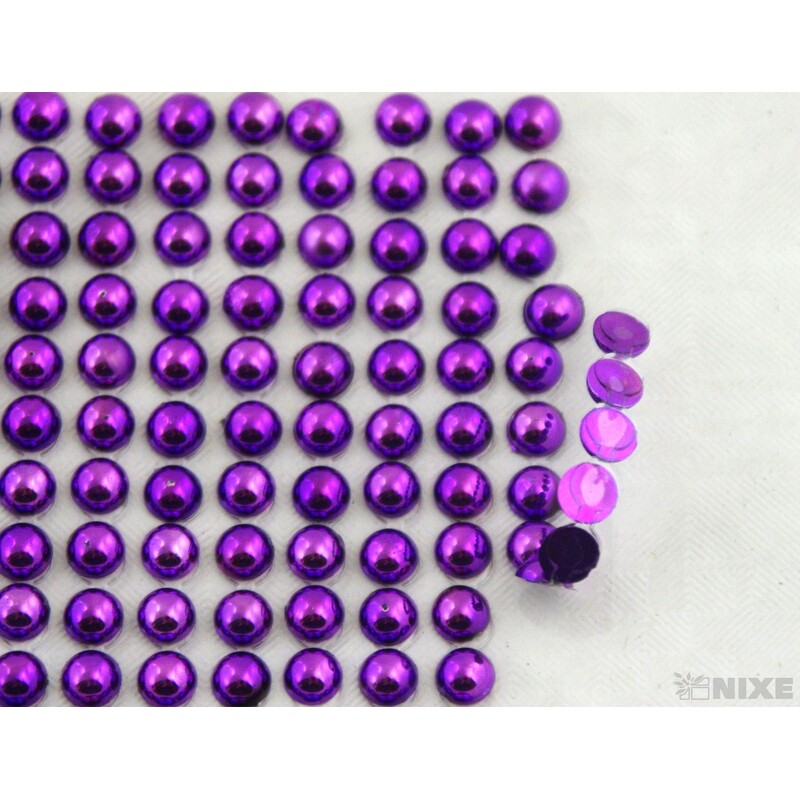 PERLIČKY NALEPOVACÍ 6mm 504ks*FIALOVÁ