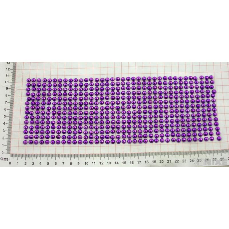 PERLIČKY NALEPOVACÍ 6mm 504ks*FIALOVÁ