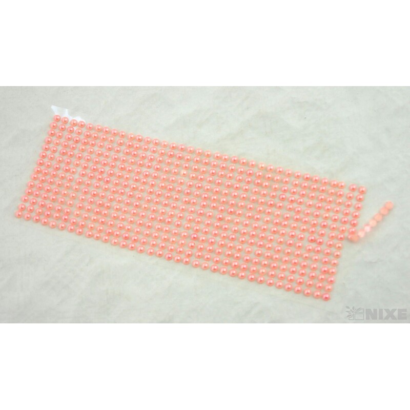 PERLIČKY NALEPOVACÍ 6mm 504ks*MERUŇKOVÁ