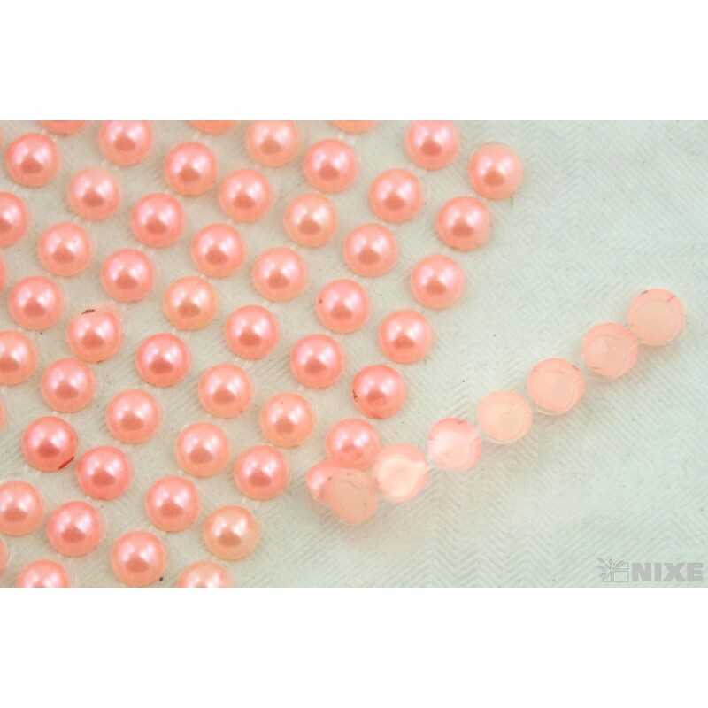 PERLIČKY NALEPOVACÍ 6mm 504ks*MERUŇKOVÁ