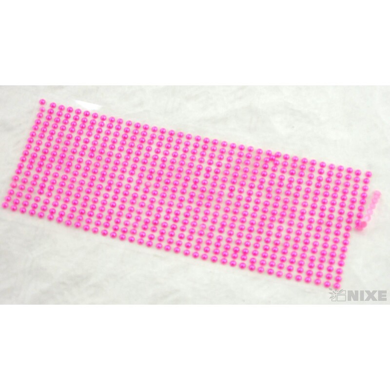 PERLIČKY NALEPOVACÍ 5mm 646ks*RŮŽOVÁ