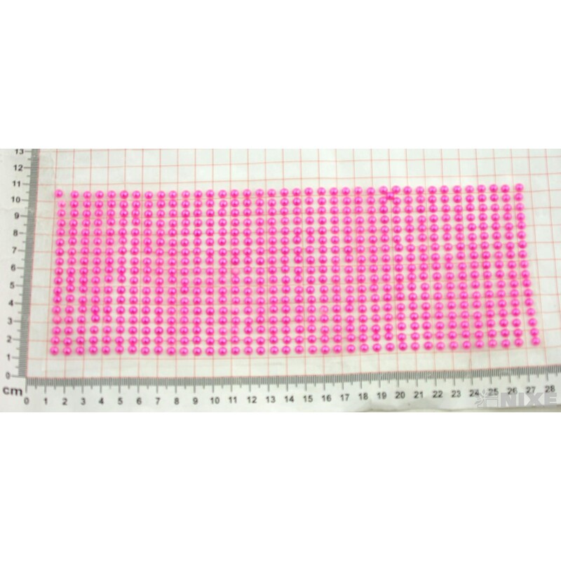 PERLIČKY NALEPOVACÍ 5mm 646ks*RŮŽOVÁ