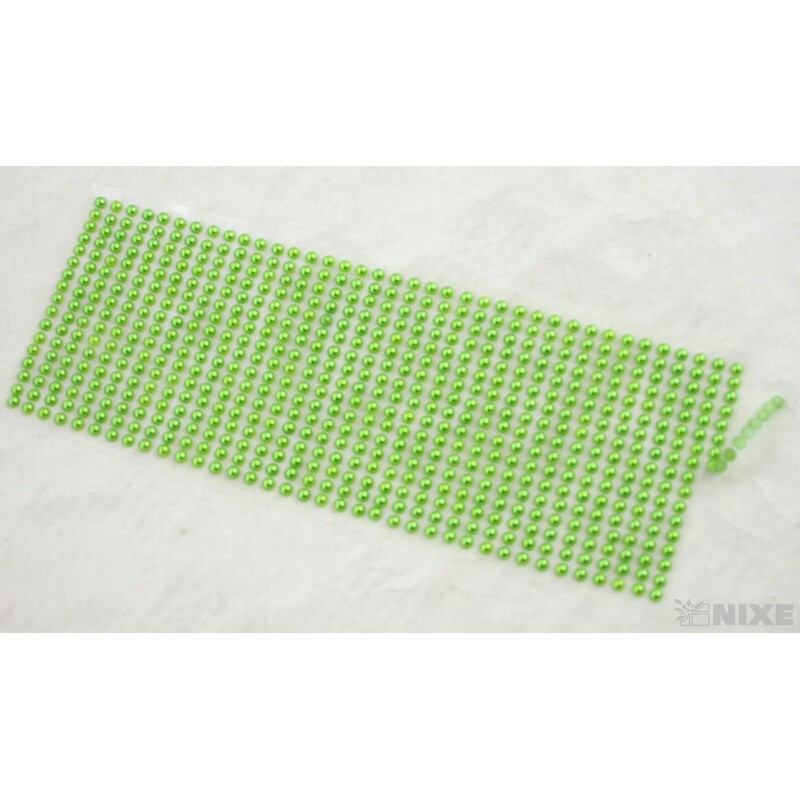 PERLIČKY NALEPOVACÍ 5mm 646ks*ZELENÁ
