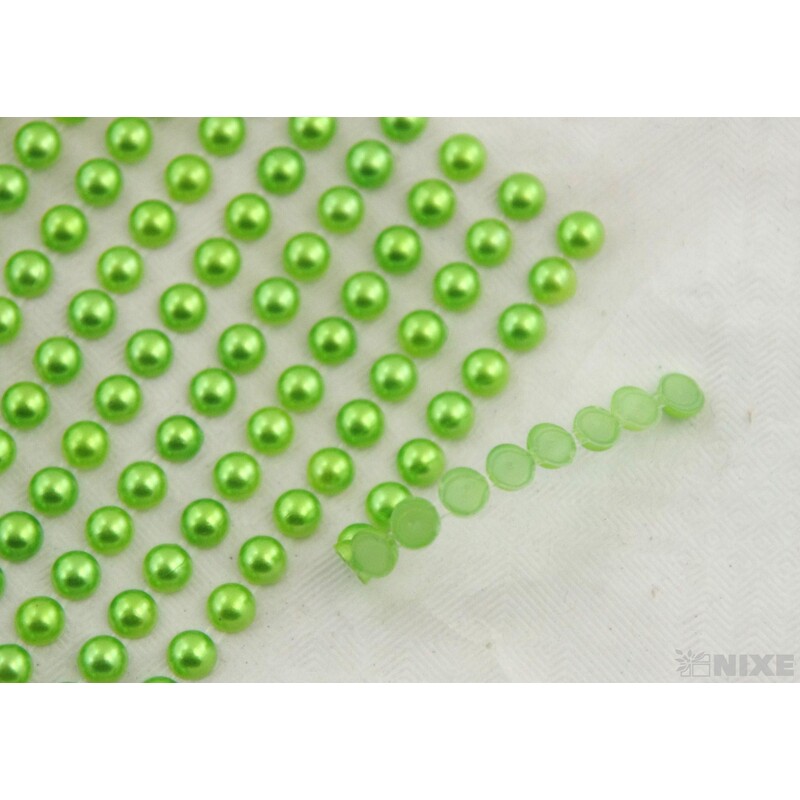 PERLIČKY NALEPOVACÍ 5mm 646ks*ZELENÁ