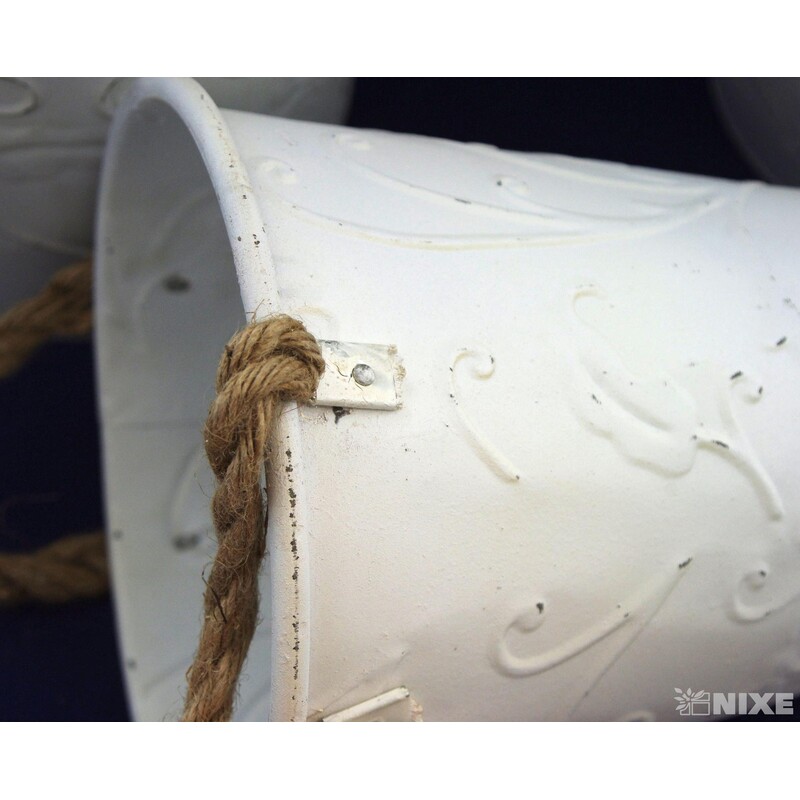 PLECHOVÝ OBAL KRUH 30x30cm 25x24 21x20*BÍLÁ