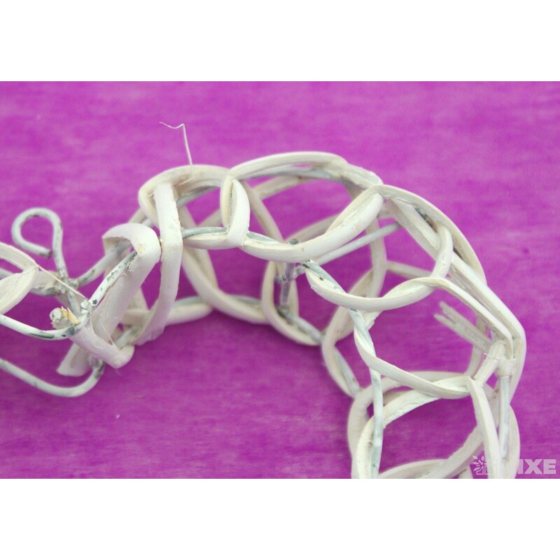 SRDCE RATTAN 20cm*BÍLÁ