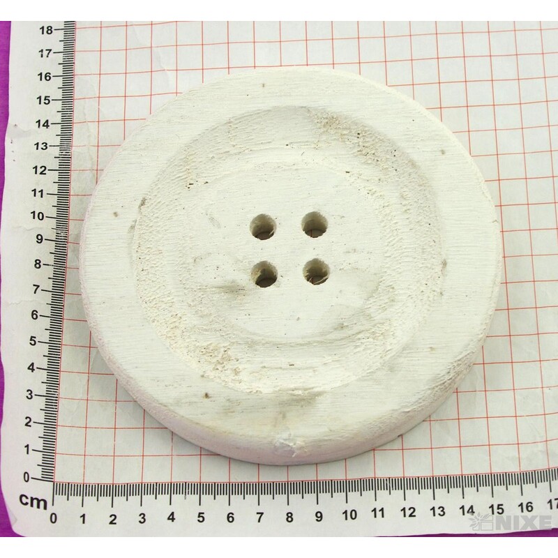 KNOFLÍK DŘEVO 15cm 4ks*BÍLÁ