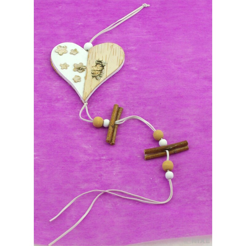 ZÁVĚS DŘEVO MIX 6cm 3ks*