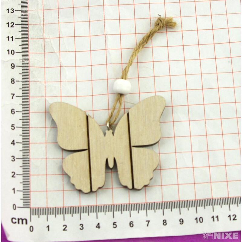 ZÁVĚS DŘEVO MIX 6cm 6ks*