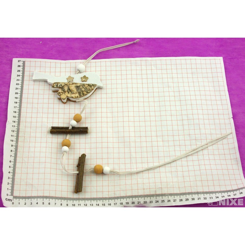 ZÁVĚS DŘEVO MIX 12x12cm*