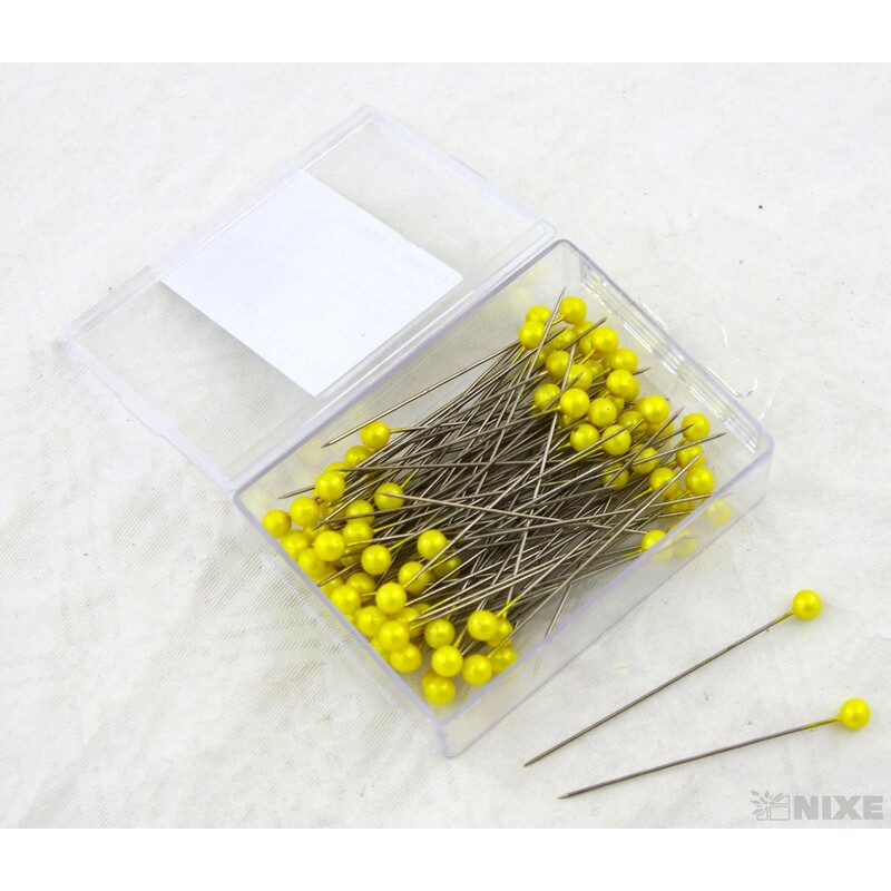 ŠPENDLÍK 6mmx6,5cm 100ks*ŽLUTÁ