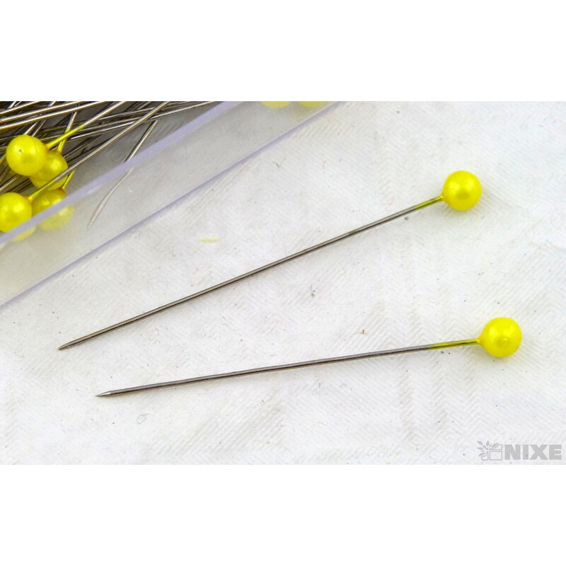 ŠPENDLÍK 6mmx6,5cm 100ks*ŽLUTÁ